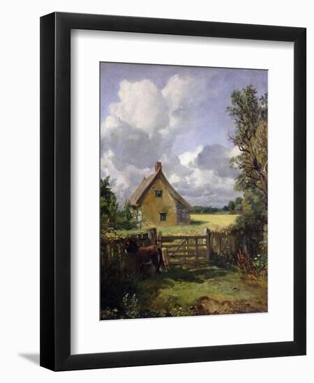 'Cottage in a Cornfield', 1833-John Constable-Framed Giclee Print