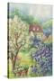 Cottage in a Garden with an Apple Tree and Lilacs-ZPR Int’L-Stretched Canvas