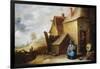 Cottage in a Landscape-David Teniers the Younger-Framed Giclee Print