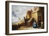 Cottage in a Landscape-David Teniers the Younger-Framed Giclee Print