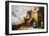 Cottage in a Landscape-David Teniers the Younger-Framed Giclee Print