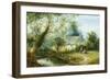 Cottage in Derbyshire-George Turner-Framed Giclee Print