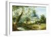 Cottage in Derbyshire-George Turner-Framed Giclee Print