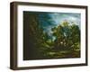 Cottage in Moonlight, C.1781-2-Thomas Gainsborough-Framed Giclee Print