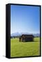 Cottage in Prealps Landscape, Fussen, Ostallgau, Allgau, Allgau Alps, Bavaria, Germany, Europe-Markus Lange-Framed Stretched Canvas