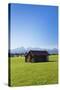 Cottage in Prealps Landscape, Fussen, Ostallgau, Allgau, Allgau Alps, Bavaria, Germany, Europe-Markus Lange-Stretched Canvas