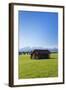 Cottage in Prealps Landscape, Fussen, Ostallgau, Allgau, Allgau Alps, Bavaria, Germany, Europe-Markus Lange-Framed Photographic Print