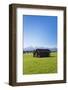 Cottage in Prealps Landscape, Fussen, Ostallgau, Allgau, Allgau Alps, Bavaria, Germany, Europe-Markus Lange-Framed Photographic Print