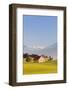 Cottage in Prealps Landscape, Fussen, Ostallgau, Allgau, Allgau Alps, Bavaria, Germany, Europe-Markus Lange-Framed Photographic Print