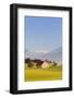 Cottage in Prealps Landscape, Fussen, Ostallgau, Allgau, Allgau Alps, Bavaria, Germany, Europe-Markus Lange-Framed Photographic Print