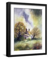 Cottage in Suffolk-John Lidzey-Framed Giclee Print