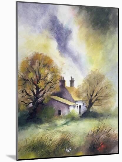 Cottage in Suffolk-John Lidzey-Mounted Giclee Print