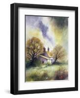 Cottage in Suffolk-John Lidzey-Framed Giclee Print