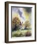 Cottage in Suffolk-John Lidzey-Framed Premium Giclee Print