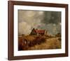 Cottage in the Dunes-Jean-Charles Cazin-Framed Art Print