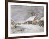 Cottage in Winter-Edward William Cooke-Framed Giclee Print