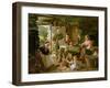 Cottage Interior, 1868-William Henry Midwood-Framed Giclee Print