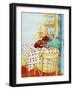 Cottage Kitchen Table with Apples, 2005-Joan Thewsey-Framed Giclee Print