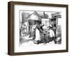 Cottage Life in Warwickshire: Baking Day-null-Framed Art Print