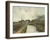 Cottage Near a Ditch, 1870-88-Anton Mauve-Framed Art Print