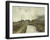 Cottage Near a Ditch, 1870-88-Anton Mauve-Framed Art Print