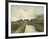 Cottage Near a Ditch, 1870-88-Anton Mauve-Framed Art Print