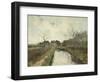 Cottage Near a Ditch, 1870-88-Anton Mauve-Framed Art Print