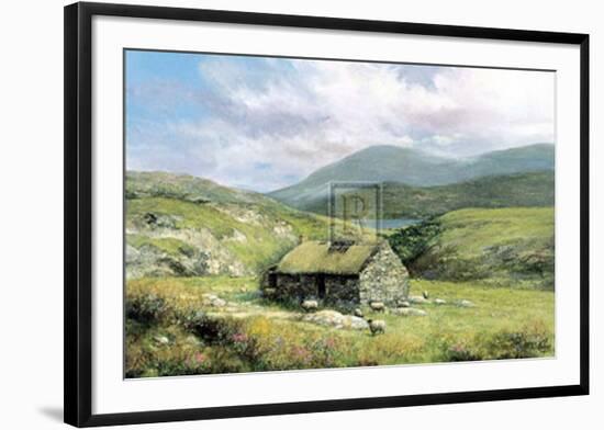 Cottage Near Conor Pass-Clive Madgwick-Framed Art Print