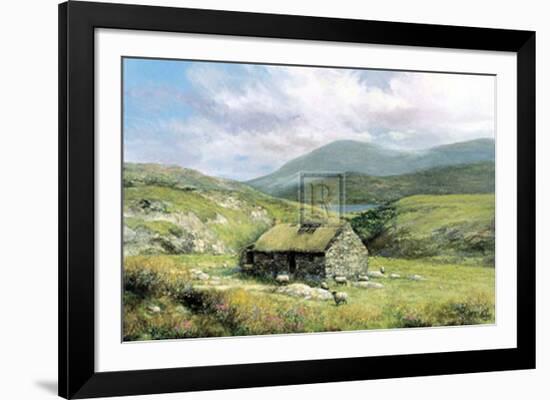 Cottage Near Conor Pass-Clive Madgwick-Framed Art Print