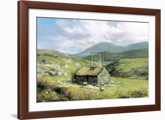 Cottage Near Conor Pass-Clive Madgwick-Framed Art Print