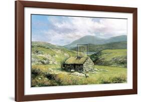 Cottage Near Conor Pass-Clive Madgwick-Framed Art Print