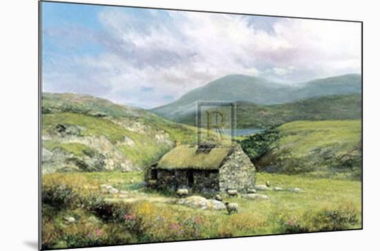 Cottage Near Conor Pass-Clive Madgwick-Mounted Art Print