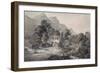 Cottage Near Dolgelly-James Bourne-Framed Giclee Print