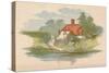 Cottage, near Hastings, c19th century-null-Stretched Canvas