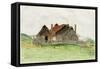 Cottage Near Trow Rocks-James Henry Cleet-Framed Stretched Canvas