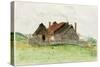 Cottage Near Trow Rocks-James Henry Cleet-Stretched Canvas