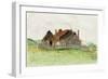 Cottage Near Trow Rocks-James Henry Cleet-Framed Giclee Print