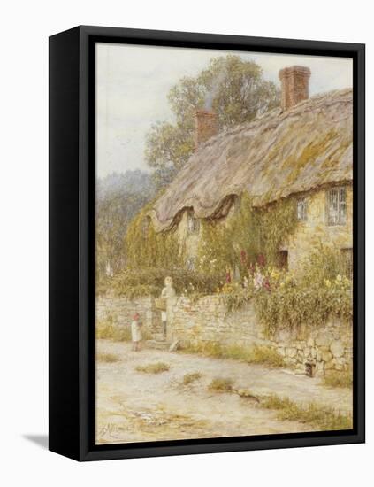 Cottage Near Wells, Somerset-Helen Allingham-Framed Stretched Canvas
