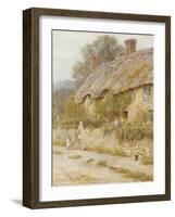 Cottage Near Wells, Somerset-Helen Allingham-Framed Giclee Print