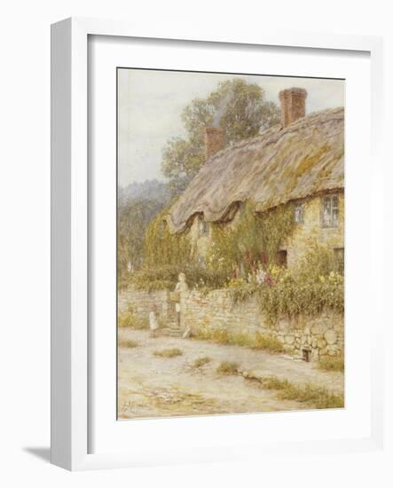 Cottage Near Wells, Somerset-Helen Allingham-Framed Giclee Print