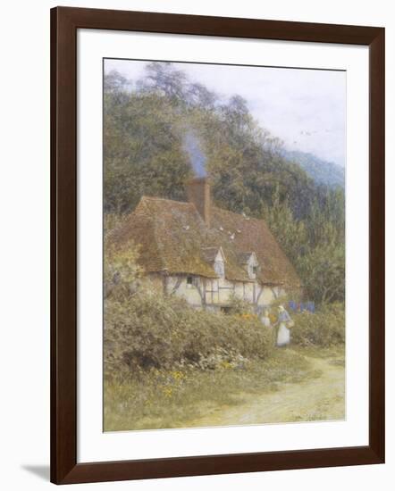 Cottage near Witley, Surrey-Helen Allingham-Framed Giclee Print