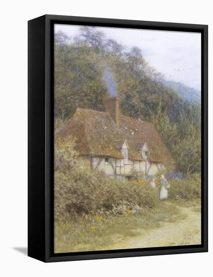 Cottage near Witley, Surrey-Helen Allingham-Framed Stretched Canvas