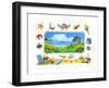 Cottage on the Cove-Geraldine Aikman-Framed Giclee Print