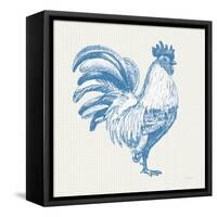 Cottage Rooster I-Sue Schlabach-Framed Stretched Canvas