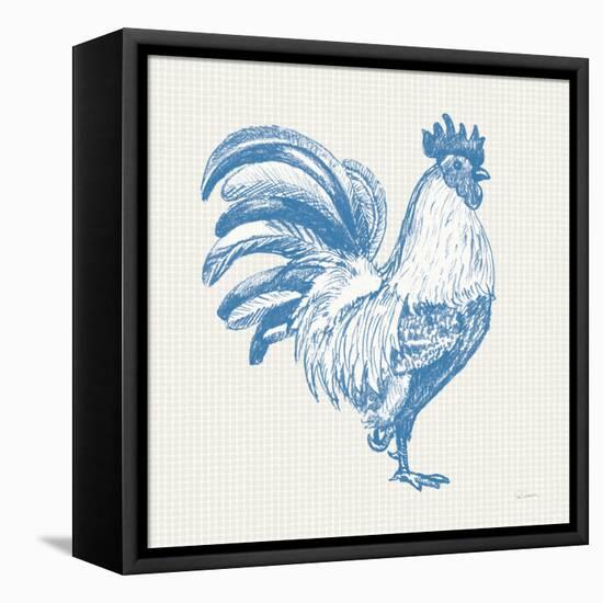 Cottage Rooster I-Sue Schlabach-Framed Stretched Canvas