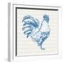 Cottage Rooster I-Sue Schlabach-Framed Art Print