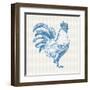 Cottage Rooster I-Sue Schlabach-Framed Art Print