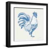 Cottage Rooster I-Sue Schlabach-Framed Art Print