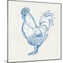 Cottage Rooster II-Sue Schlabach-Mounted Art Print