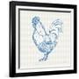 Cottage Rooster II-Sue Schlabach-Framed Art Print